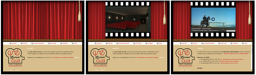 site web du cin&eacute;-club 35 mm