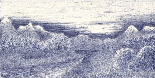 les montagnes bleues